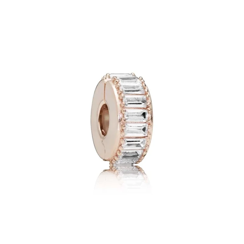 (image for) Ice Formation Clip, PANDORA Rose™ & Clear CZ - 787559CZ - Product Image