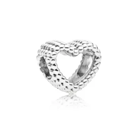 PANDORA Beaded Heart Charm - 797516