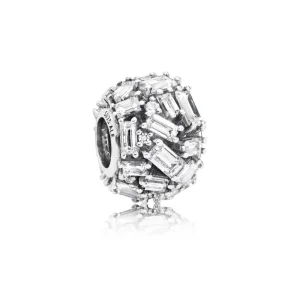 (image for) PANDORA Chiselled Elegance Charm, Clear CZ - 797746CZ