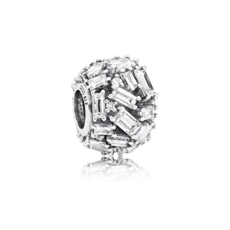 (image for) PANDORA Chiselled Elegance Charm, Clear CZ - 797746CZ - Product Image