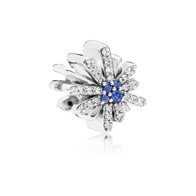 (image for) PANDORA Dazzling Fireworks Charm, Clear CZ & Blue Crystal - 797518NCB - Product Image