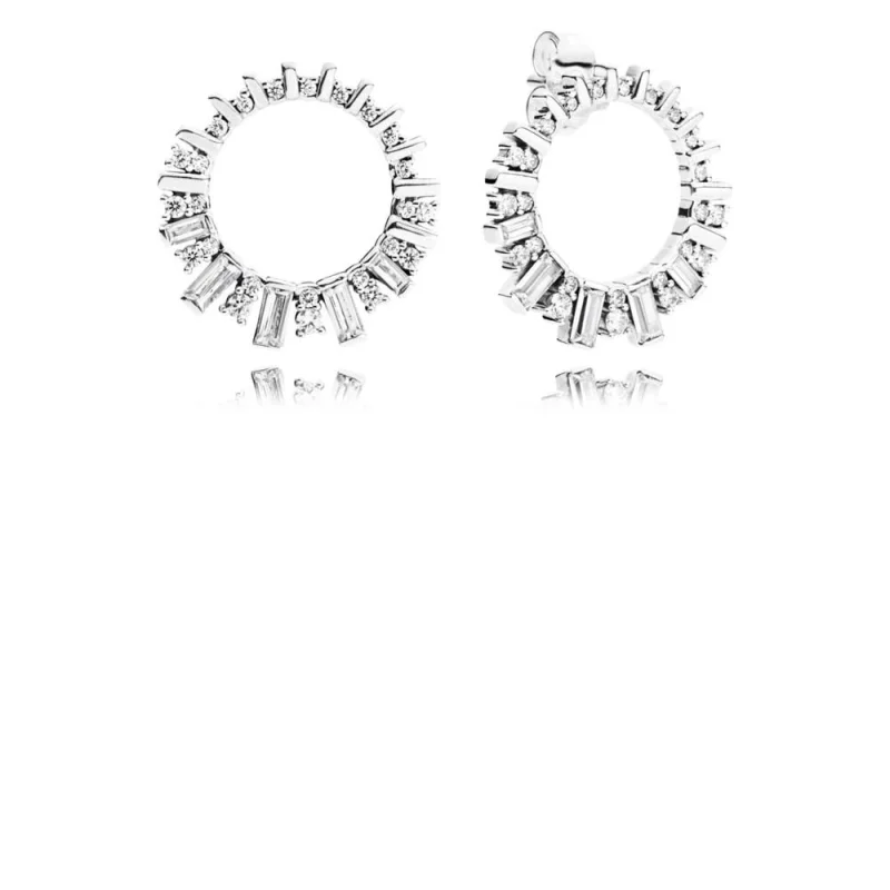 (image for) PANDORA Glacial Beauty Drop Earrings, Clear CZ - 297545CZ - Product Image