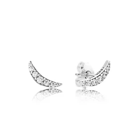 PANDORA Lunar Light Stud Earrings, Clear CZ - 297569CZ PANDORA Lunar Light Stud Earrings, Clear CZ - 297569CZ