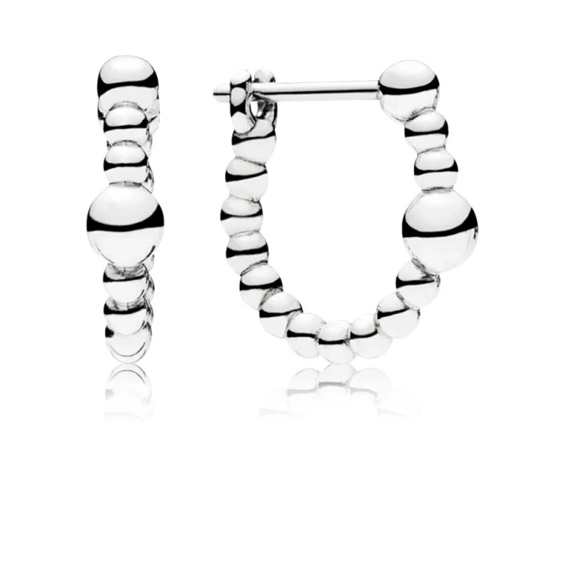 (image for) PANDORA String of Beads Hoop Earrings - 297532 - Product Image