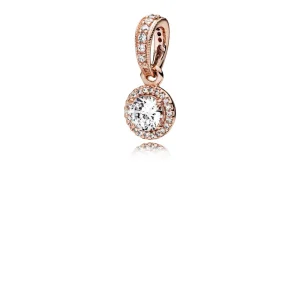 (image for) Classic Elegance Pendant, PANDORA Rose™ & Clear CZ - 380379CZ