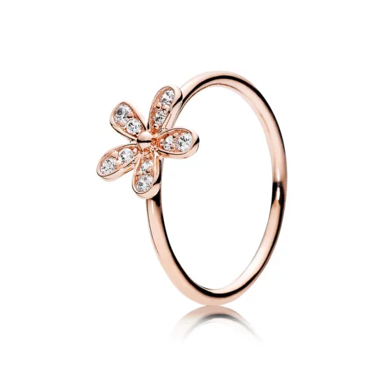 Dazzling Daisy Ring, PANDORA Rose™ & Clear CZ - 180932CZ