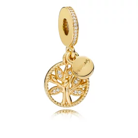 Family Heritage Dangle Charm, PANDORA Shine™ & Clear CZ - 761728CZ