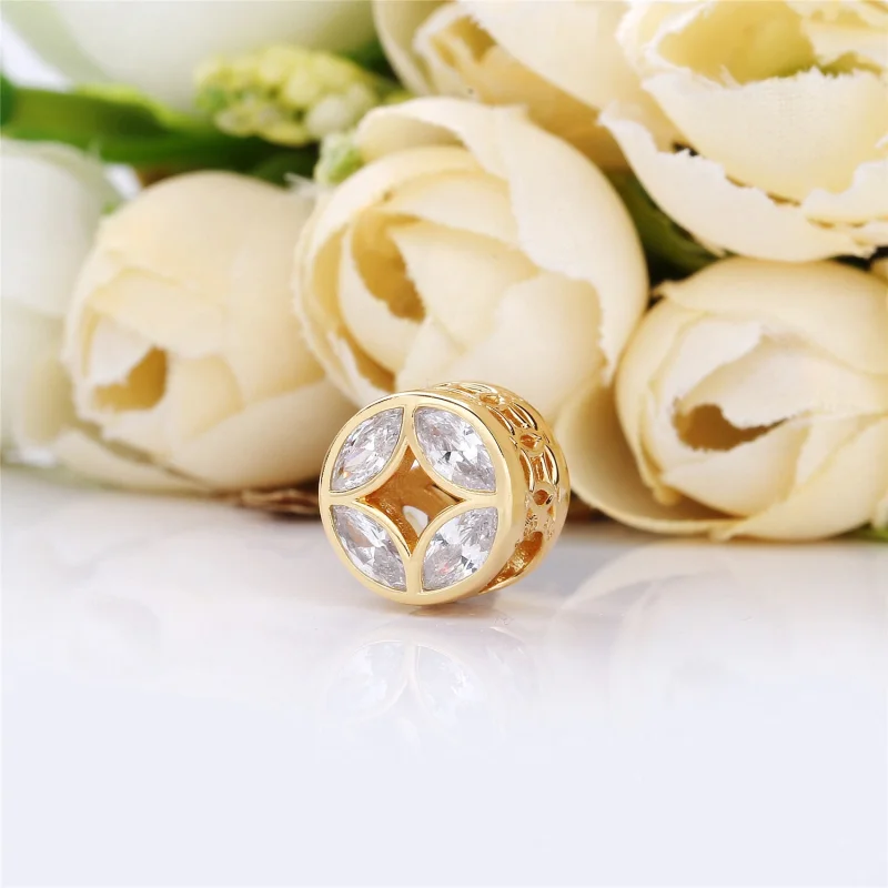 (image for) Good Fortune Coin Charm, PANDORA Shine™ Sunshine Yellow CZ - 767821CSY - View 3