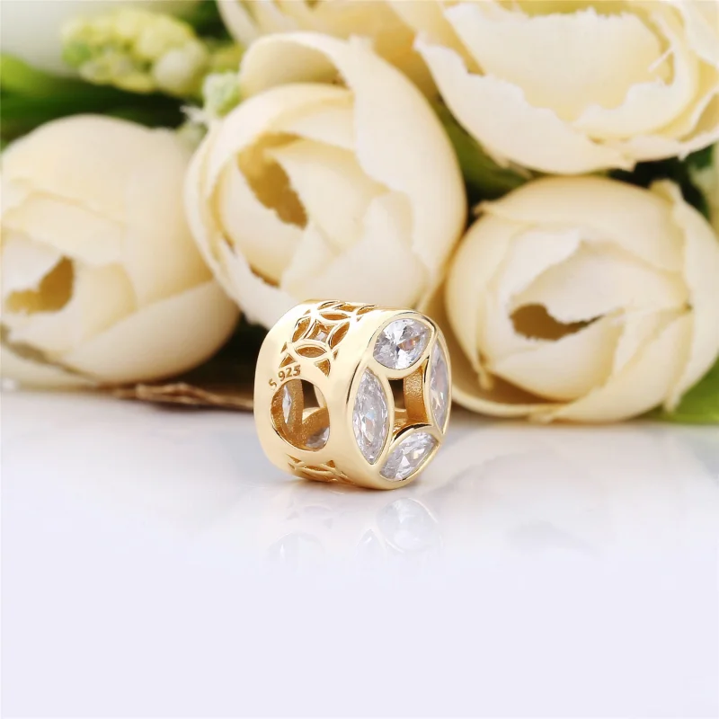 (image for) Good Fortune Coin Charm, PANDORA Shine™ Sunshine Yellow CZ - 767821CSY - View 4