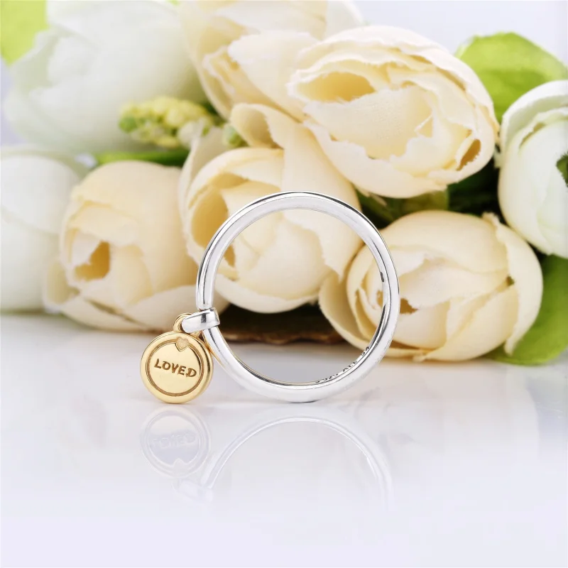 (image for) Medallion of Love Ring, PANDORA Shine™ - 167823 - View 3