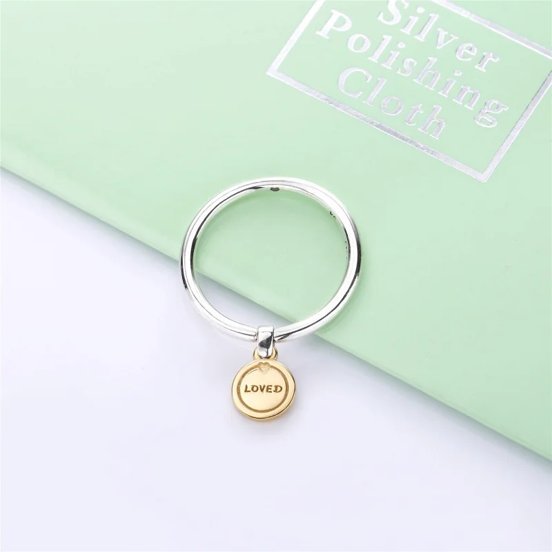 (image for) Medallion of Love Ring, PANDORA Shine™ - 167823 - View 4