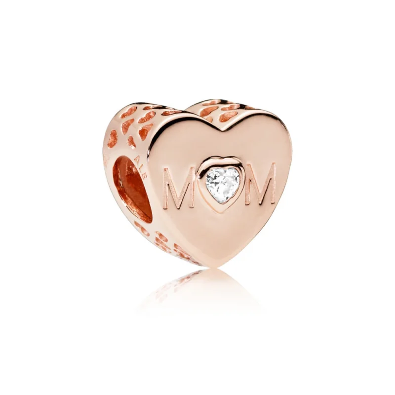 (image for) Mother Heart in PANDORA Rose™ Charm - 781881CZ - View 2