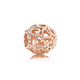 Open Your Heart Filigree Charm, PANDORA Rose™ - 780964 Open Your Heart Filigree Charm, PANDORA Rose™ - 780964