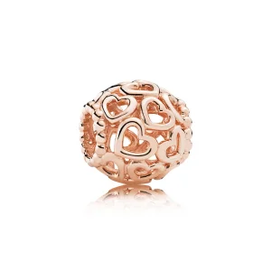 (image for) Open Your Heart Filigree Charm, PANDORA Rose™ - 780964