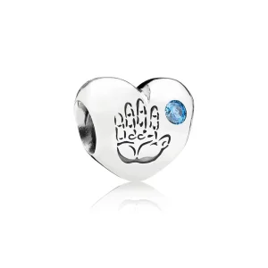 PANDORA Baby Boy Charm, Blue CZ - 791281CZB (image for) PANDORA Baby Boy Charm, Blue CZ - 791281CZB