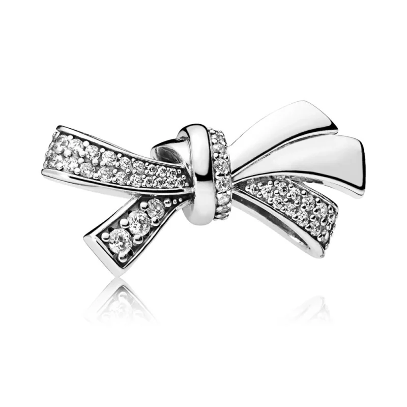 (image for) PANDORA Brilliant Bow Charm, Clear CZ - 797241CZ - Product Image
