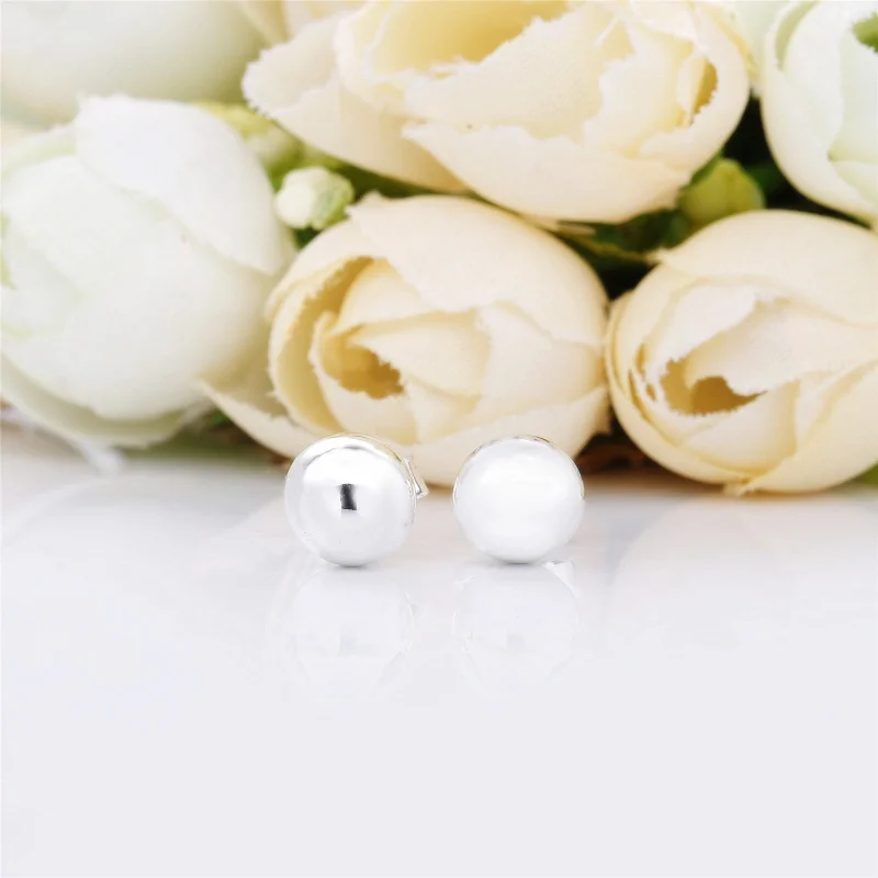 (image for) PANDORA Classic Beads Stud Earrings - 297568 - View 2