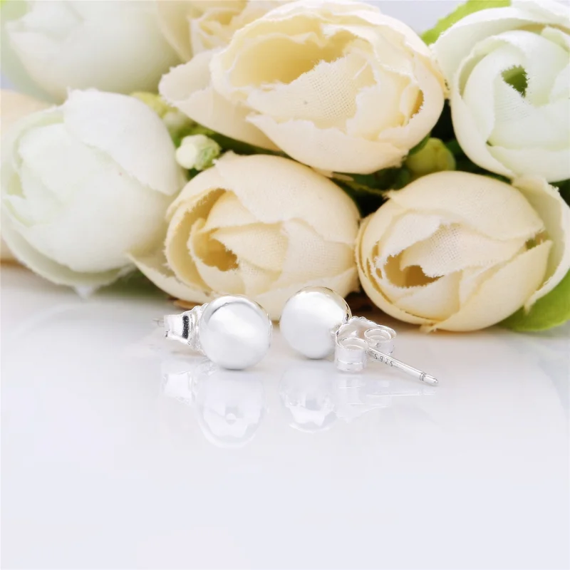 (image for) PANDORA Classic Beads Stud Earrings - 297568 - View 3