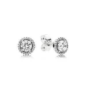 (image for) PANDORA Classic Elegance Stud Earrings, Clear CZ - 296272CZ