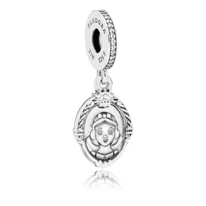 (image for) PANDORA Disney, Evil Queen's Magic Mirror Dangle Charm, Clear CZ - 797485CZ