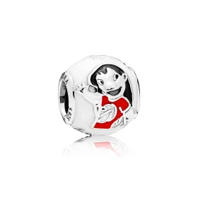 PANDORA Disney, Lilo & Stitch Charm, Mixed Enamel - 796338ENMX PANDORA Disney, Lilo & Stitch Charm, Mixed Enamel - 796338ENMX
