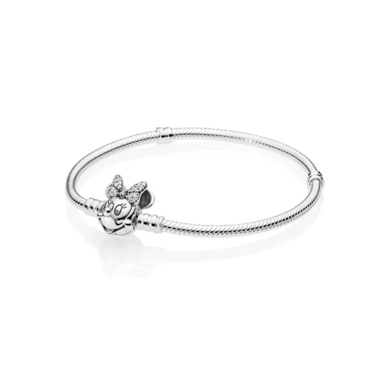 PANDORA Disney, Shimmering Minnie Portrait Bracelet - 597770CZ