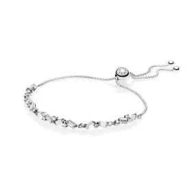 PANDORA Glacial Beauty Sliding Bracelet, Clear CZ - 597558CZ PANDORA Glacial Beauty Sliding Bracelet, Clear CZ - 597558CZ