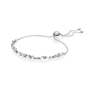 (image for) PANDORA Glacial Beauty Sliding Bracelet, Clear CZ - 597558CZ