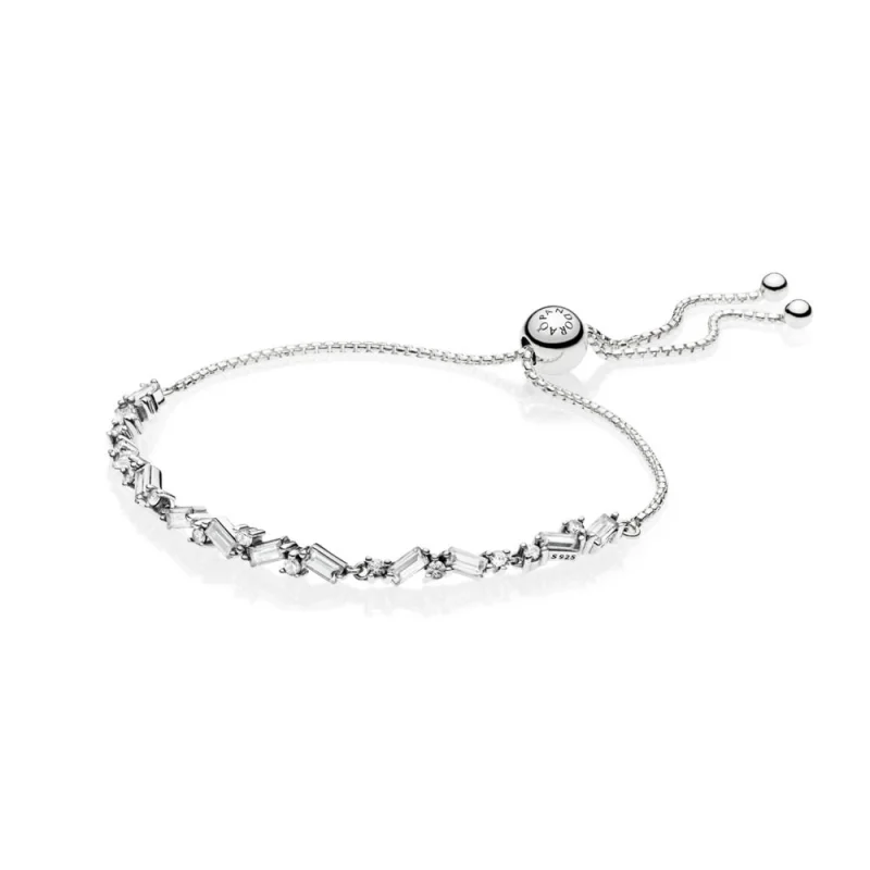 (image for) PANDORA Glacial Beauty Sliding Bracelet, Clear CZ - 597558CZ - Product Image