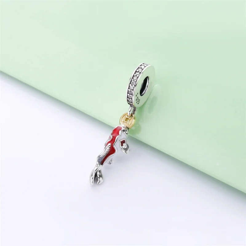 (image for) PANDORA Good Fortune Carp Dangle Charm, Clear CZ & Mixed Enamel - 797829CZ - View 2