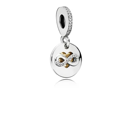 PANDORA Heart of Infinity Dangle Charm, Clear CZ - 796200CZ PANDORA Heart of Infinity Dangle Charm, Clear CZ - 796200CZ