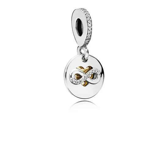 PANDORA Heart of Infinity Dangle Charm, Clear CZ - 796200CZ