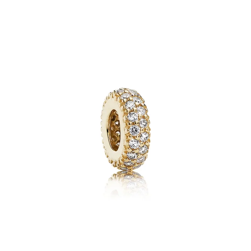 (image for) PANDORA Inspiration Within Spacer, 14K Gold & CZ - 750835CZ - Product Image