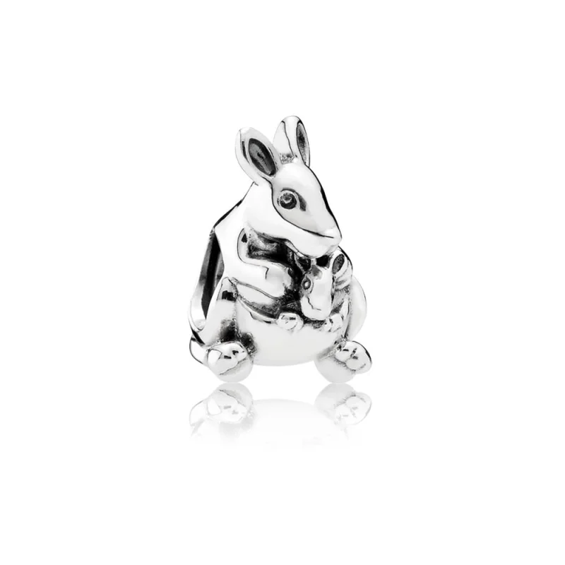 (image for) PANDORA Kangaroo & Baby Charm - 791910 - Product Image