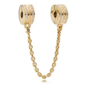 PANDORA Logo Safety Chain, PANDORA Shine™ - 767027CZ PANDORA Logo Safety Chain, PANDORA Shine™ - 767027CZ