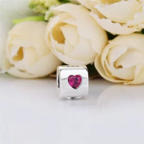 PANDORA Love Dice Charm, Red & Clear CZ - 797811CZR PANDORA Love Dice Charm, Red & Clear CZ - 797811CZR