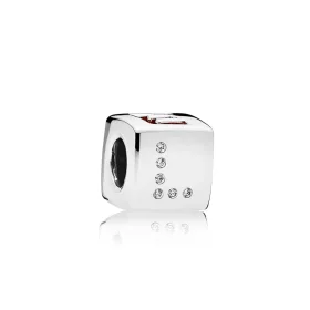 PANDORA Love Dice Charm, Red & Clear CZ - 797811CZR PANDORA Love Dice Charm, Red & Clear CZ - 797811CZR