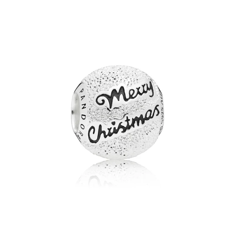 (image for) PANDORA Merry Christmas Charm, Black Enamel - 797524EN16 - View 2