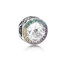 PANDORA Multi-Color Radiant Hearts Charm, Multi-Colored CZ - 791725CZMX PANDORA Multi-Color Radiant Hearts Charm, Multi-Colored CZ - 791725CZMX