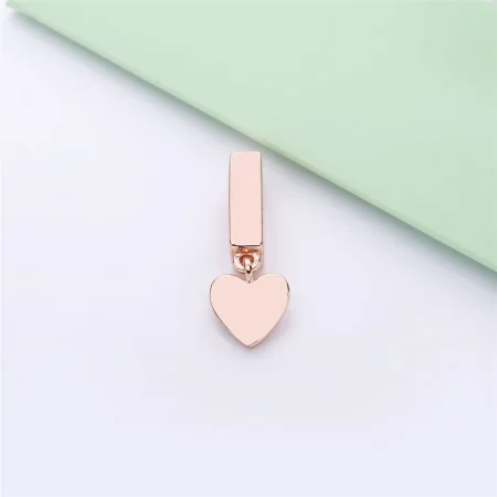 PANDORA Reflexions™ Floating Heart Clip Charm, PANDORA Rose™ - 787643