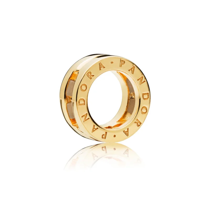 (image for) PANDORA Reflexions™ Logo Clip Charm, PANDORA Shine™ - 767598 - Product Image