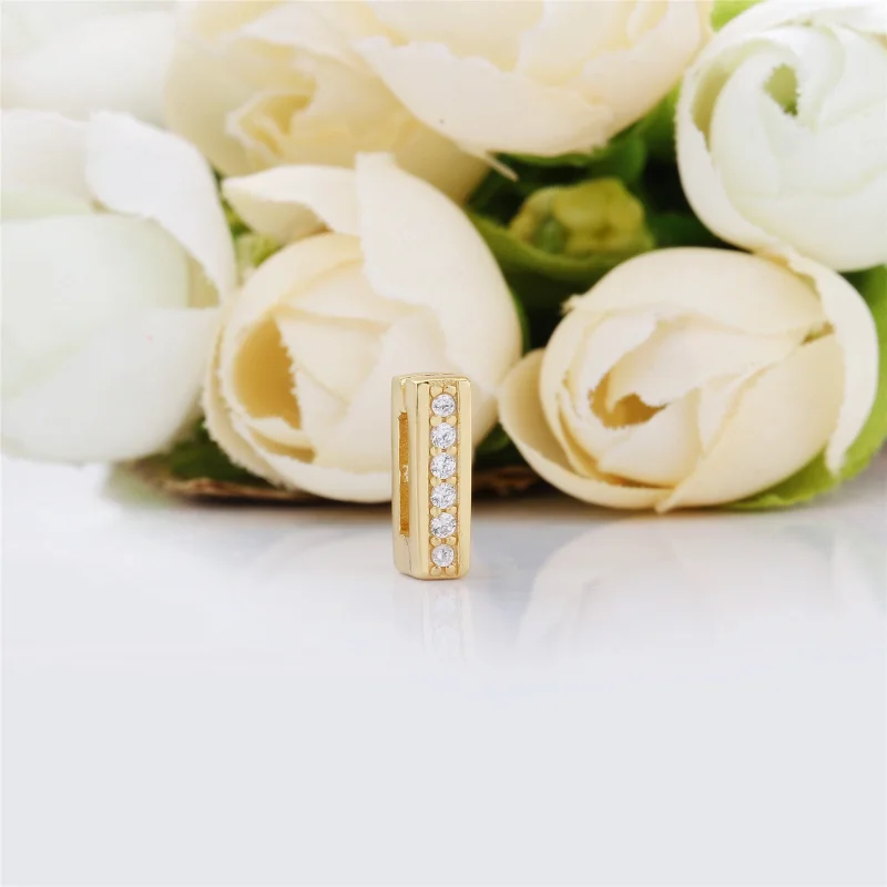 (image for) PANDORA Reflexions™ Timeless Sparkle Clip Charm, PANDORA Shine™ & Clear CZ - 767 - View 2