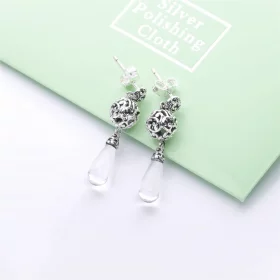 PANDORA Regal Droplets Earrings, Clear CZ - 297686CZ PANDORA Regal Droplets Earrings, Clear CZ - 297686CZ