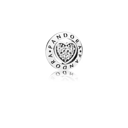 PANDORA Signature Heart Petite Locket Charm - 797048CZ