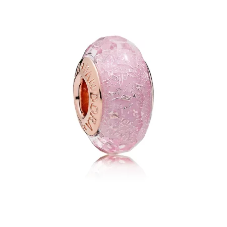 Pink Shimmering Murano Glass Charm, PANDORA Rose™ - 781650 Pink Shimmering Murano Glass Charm, PANDORA Rose™ - 781650