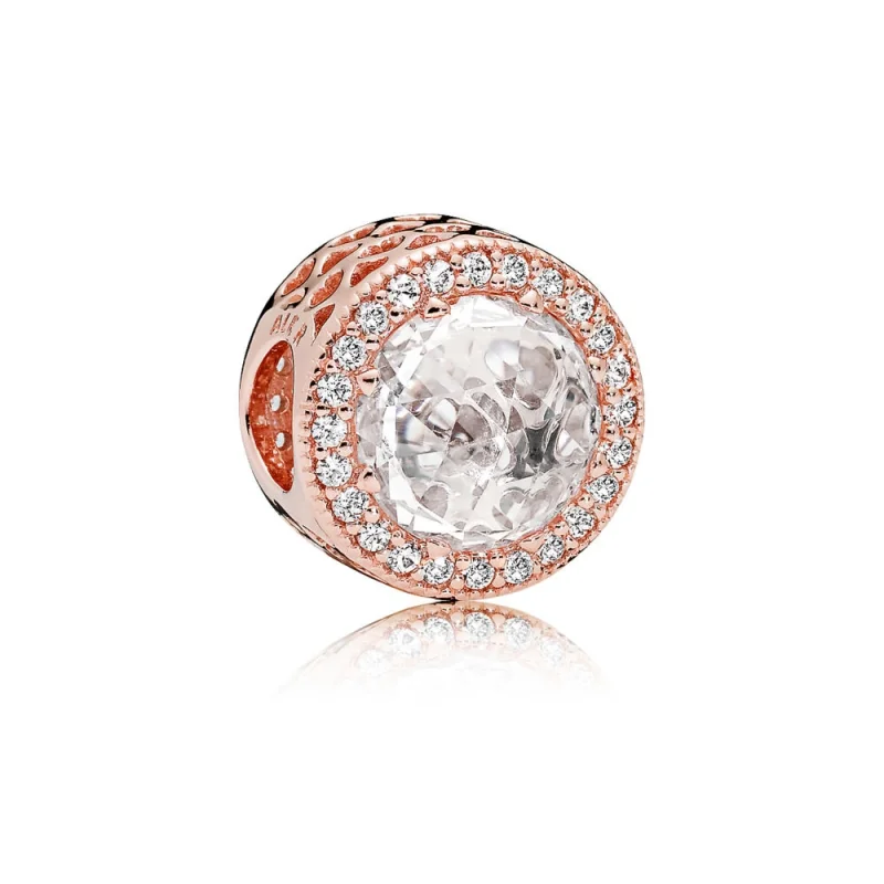 (image for) Radiant Hearts Charm, PANDORA Rose™ & Clear CZ - 781725CZ - Product Image