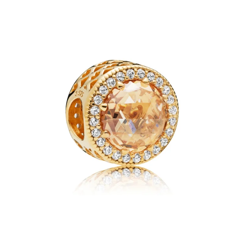 (image for) Radiant Hearts Charm, PANDORA Shine™ & Multi-Colored CZ - 761725CLG - View 2
