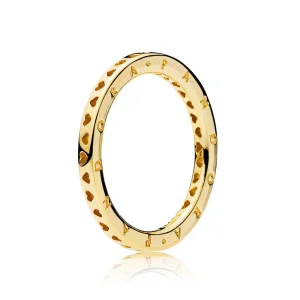 (image for) Signature Hearts of PANDORA Ring, PANDORA Shine™ - 167134