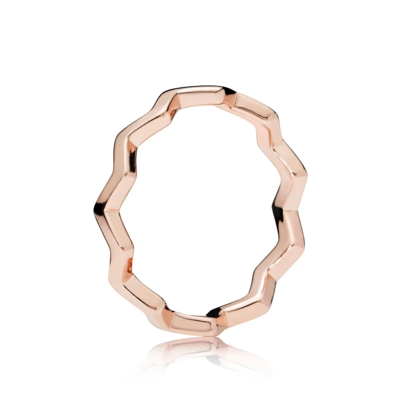 (image for) Timeless Zigzag Ring, PANDORA Rose™ - 187752 - Product Image