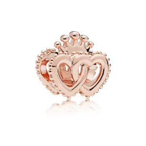 (image for) United Regal Hearts Charm, PANDORA Rose™ - 787670